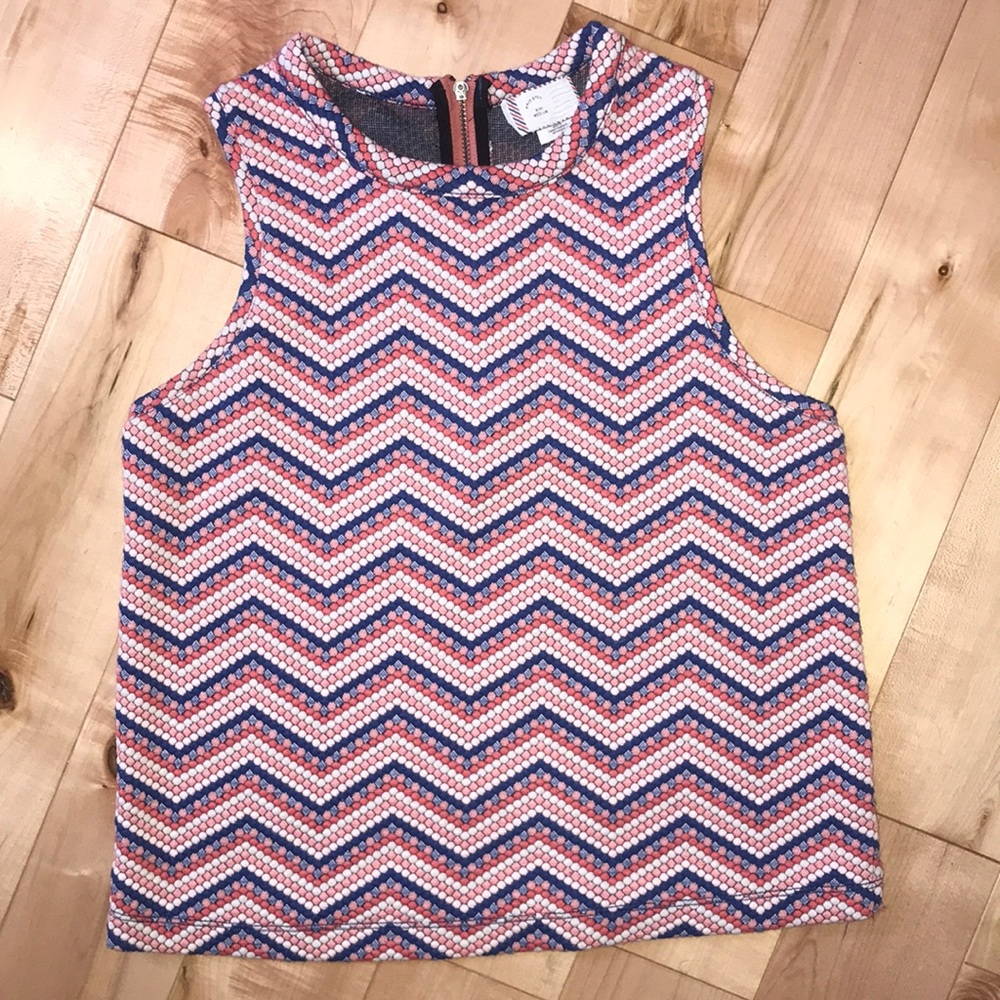 Anthropologie Jacquard tank top